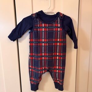 3-6 mos Plaid Baby Jumpsuit